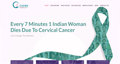 Desktop Screenshot of capedindia.org